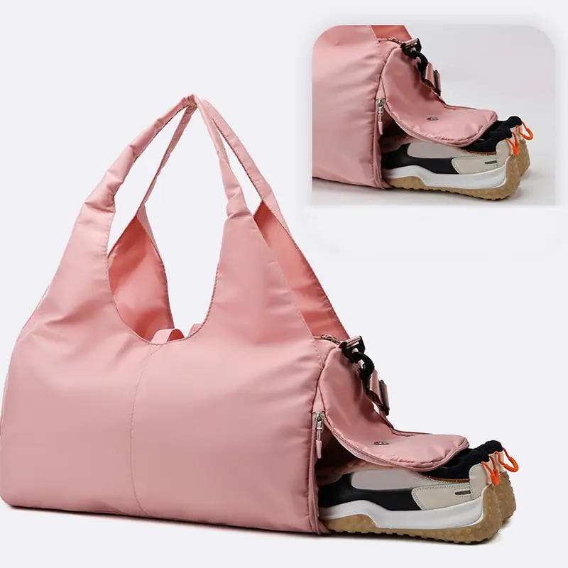 Yoga Adventure Tote: Expandable Fitness Bag with Wet Compartment & Mat Storage - Image 7
