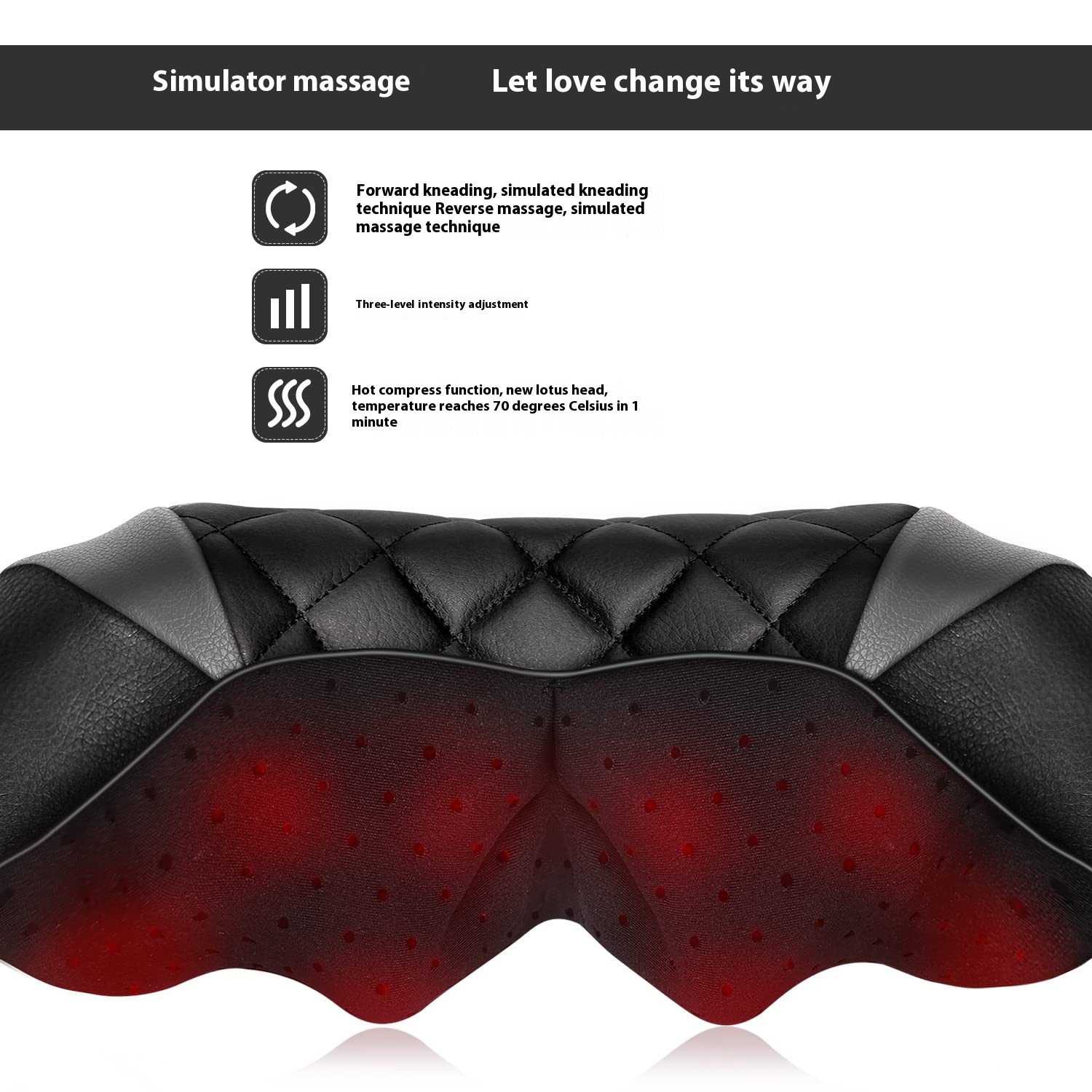 Neck Massager Kneading Hot Compress Multifunctional - Image 3
