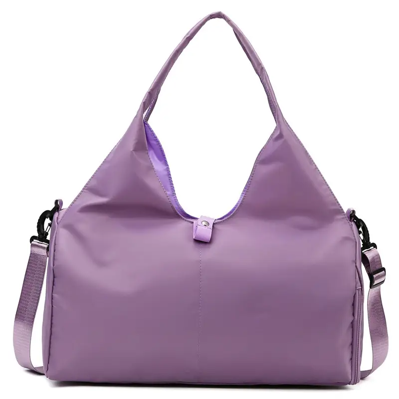 Yoga Adventure Tote: Expandable Fitness Bag with Wet Compartment & Mat Storage - Image 4